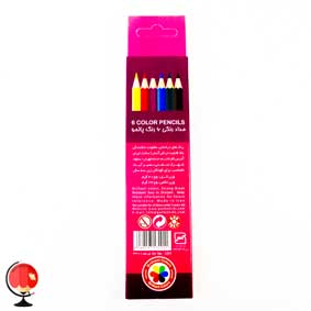 مداد رنگی 6 رنگ پالمو
