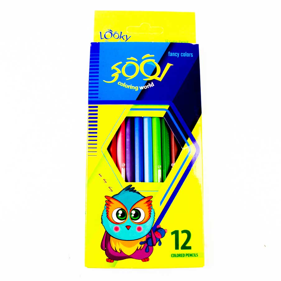 خرید و قیمت مداد رنگی 12 رنگ لوکی