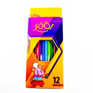 خرید و قیمت مداد رنگی 12 رنگ لوکی