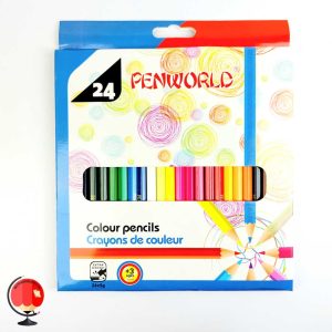مداد رنگی 24 رنگ پنورلد