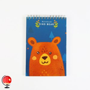 دفترچه یادداشت سیمی طرح خرس پاپکو