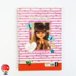 خرید دفتر نقاشی 80 برگ سیمی طرح عروسک جلد طلقی آونگ