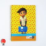 خرید دفتر نقاشی 100 برگ سیمی طرح بچه رئیس جلد طلقی آونگ