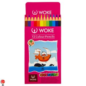 خرید و قیمت مداد رنگی 12 رنگ ووک