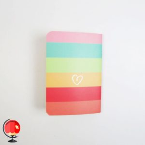 خرید دفترچه یادداشت فانتزی 25 برگ سویل طرح رنگین کمان