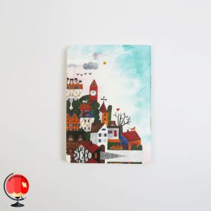 خرید دفترچه یادداشت فانتزی 25 برگ سویل طرح شهر زیبا