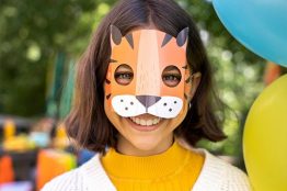 ساخت ماسک حیوانات با وسایل رنگی
