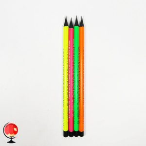 خرید مداد مشکی مثلثی طرح نئون ووک بسته 4 عددی