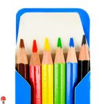 خرید و قیمت مداد رنگی 6 رنگ ووک