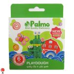 خرید و قیمت خمیر بازی 6 رنگ مقوا پالمو palmo