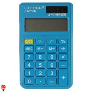 خرید و قیمت ماشین حساب رنگی مدل Ctifree‎ CT-200N آبی