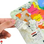 خرید و قیمت پازل نقشه ایران و همسایه ها
