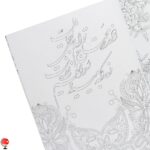 کتاب رنگ آمیزی بزرگسالان نقش شعر