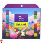 خرید و قیمت گواش 12 رنگ خشک متالیک ام کیو