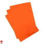 خرید و قیمت طلق پلاستیکی رنگ نارنجی بسته 100 عددی