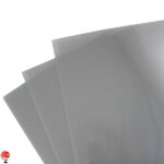 خرید و قیمت طلق پلاستیکی رنگ طوسی بسته 100 عددی