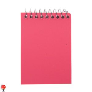 خرید و قیمت دفترچه یادداشت جیبی جلد طلقی رنگی