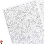 کتاب رنگ آمیزی بزرگسالان گل آرام