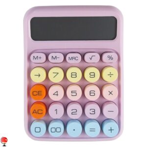 خرید و قیمت ماشین حساب فانتزی رنگی KK-816
