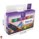 خرید و قیمت گواش 6 رنگ خشک متالیک ام کیو