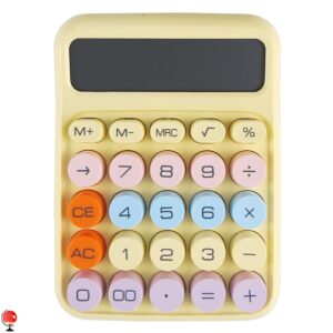 خرید و قیمت ماشین حساب فانتزی رنگی KK-816