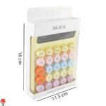 خرید و قیمت ماشین حساب فانتزی رنگی KK-816