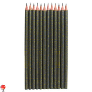 خرید و قیمت مداد مشکی مثلثی ام کیو طرح ترمه بسته 12 عددی