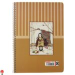 خرید و قیمت دفتر مشق 50 برگ سیمی طرح زمستان اسپادانا