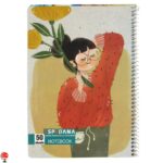 خرید و قیمت دفتر مشق 50 برگ سیمی طرح خوش اسپادانا