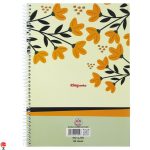 خرید و قیمت دفتر مشق 100 برگ سیمی طرح گل کینگ