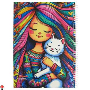 خرید و قیمت دفتر مشق 100 برگ سیمی طرح گربه کینگ