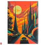 خرید و قیمت دفتر مشق 100 برگ سیمی طرح رالی کینگ