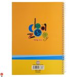 خرید و قیمت دفتر زبان دو خط سیمی 60 برگ طرح منظومه کینگ