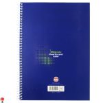 خرید و قیمت دفتر مشق 100 برگ سیمی ساده جلد رنگی کینگ