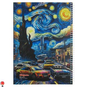 دفتر مشق 80 برگ سیمی طرح شب کینگ