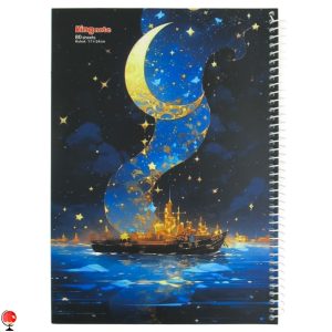 دفتر مشق 80 برگ سیمی ماه کینگ