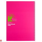 خرید و قیمت دفتر مشق 80 برگ سیمی ساده جلد رنگی کینگ