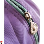 خرید و قیمت کوله پشتی دخترانه سه تیکه طرح شطرنجی بنفش