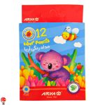 خرید و قیمت مداد رنگی آریا 12 رنگ کوتاه