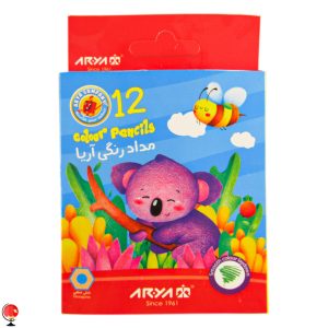 خرید و قیمت مداد رنگی آریا 12 رنگ کوتاه