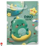 دفتر مشق 40 برگ سیمی دایناسور کینگ