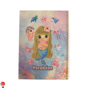 دفتر مشق 40 برگ سیمی طرح پری دریایی کینگ