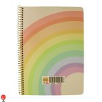 خرید دفتر مشق 80 برگ سیمی طلاکوب طرح قلبی سویل