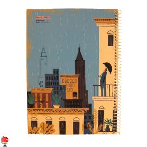 دفتر مشق 80 برگ سیمی طرح باران کینگ
