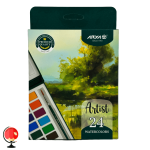 خرید و قیمت آبرنگ 24 رنگ آریا مدل آرتیست