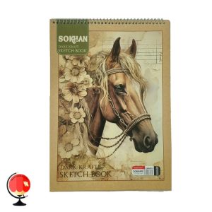 خرید و قیمت دفتر کرافت A4 سخن برگه قهوه ای