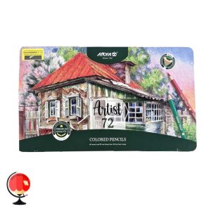 خرید و قیمت مداد رنگی آرتیست آریا 72 رنگ جعبه فلزی