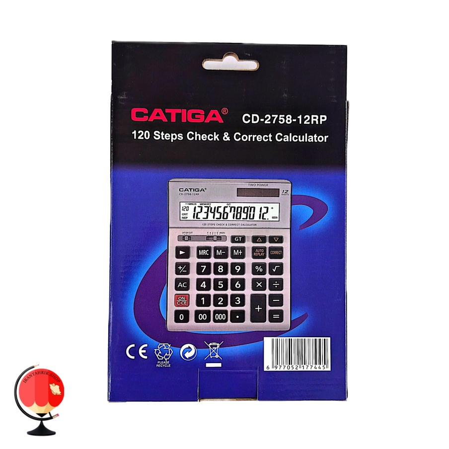 خرید و قیمت ماشین حساب کاتیگا CATIGA CD-2758-12RP