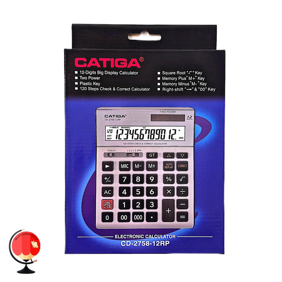 خرید و قیمت ماشین حساب کاتیگا CATIGA CD-2758-12RP