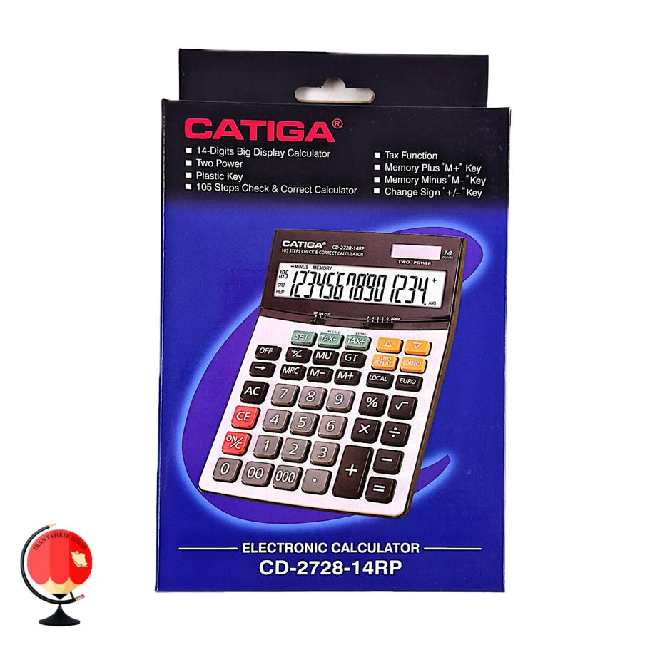خرید و قیمت ماشین حساب کاتیگا CATIGA CD-2728-14RP